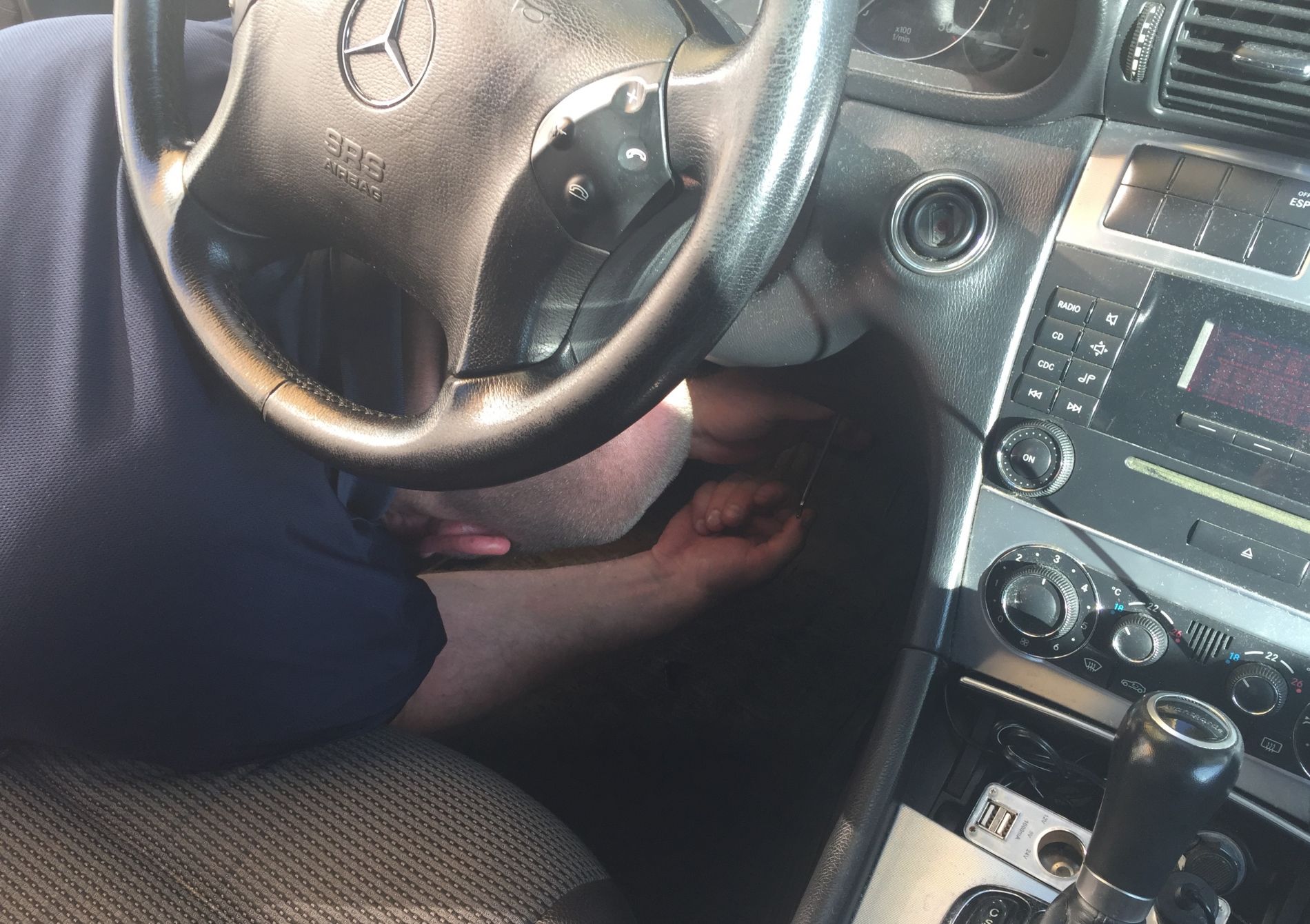 Kodowanie klucza do auta Mercedes W 209 z 2004 roku