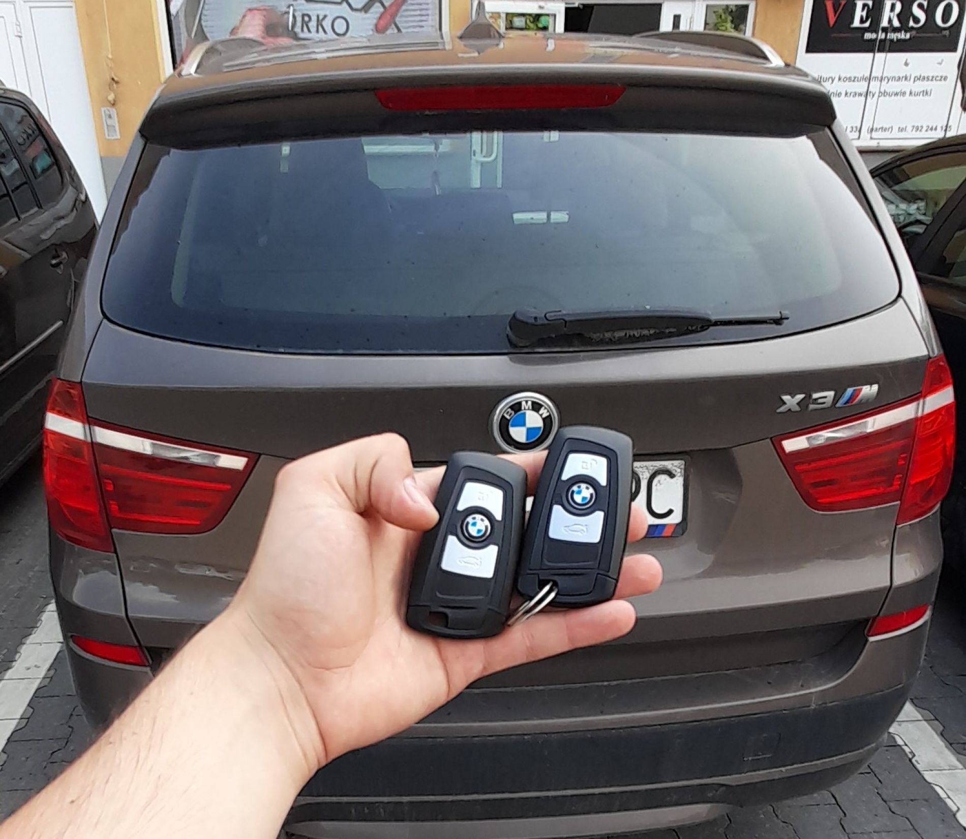 Kodowanie zapasowego klucza do BMW X3 z 2014 roku