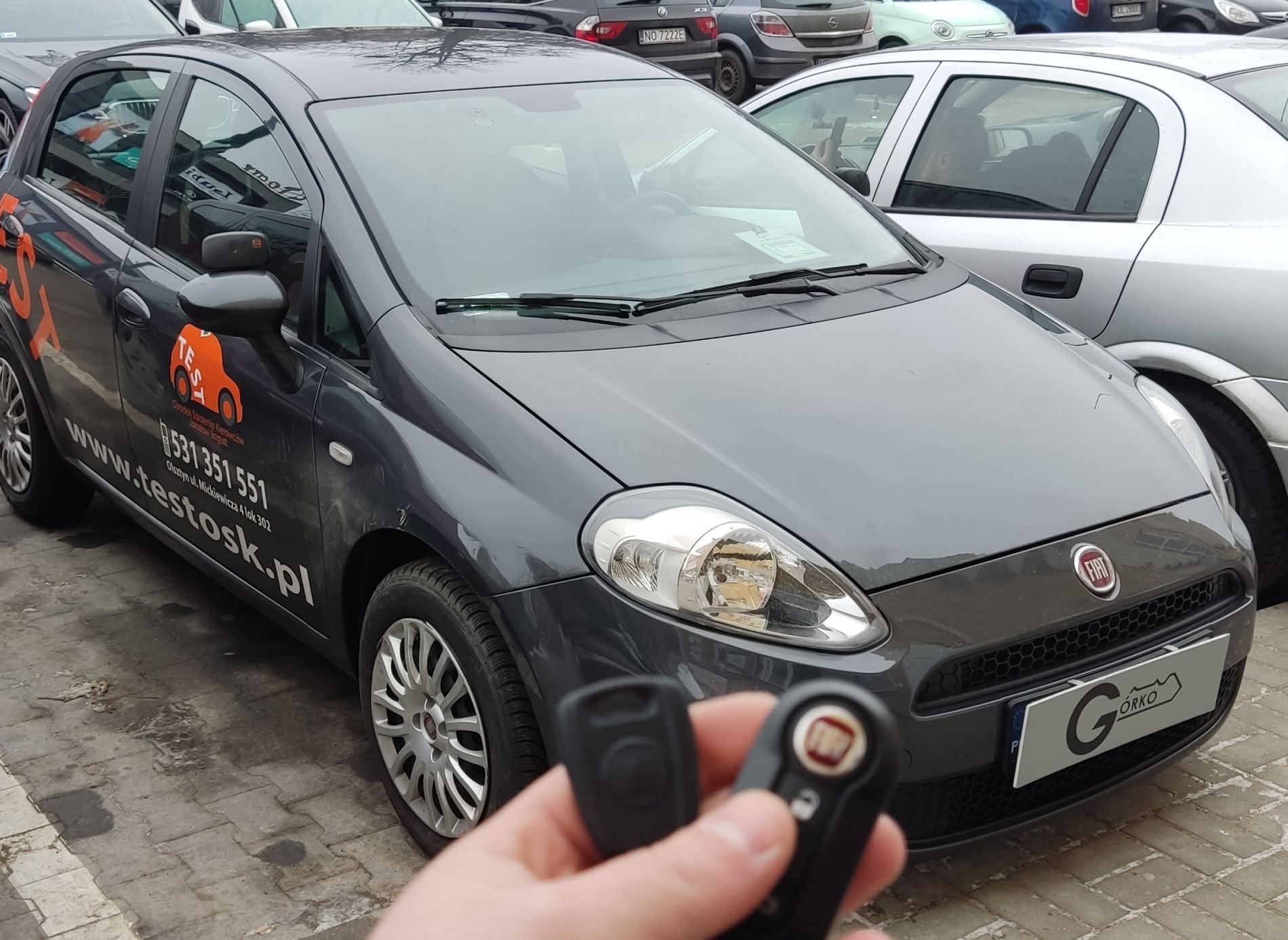 Dorobienie klucza do Fiata Grande Punto z 2012 roku