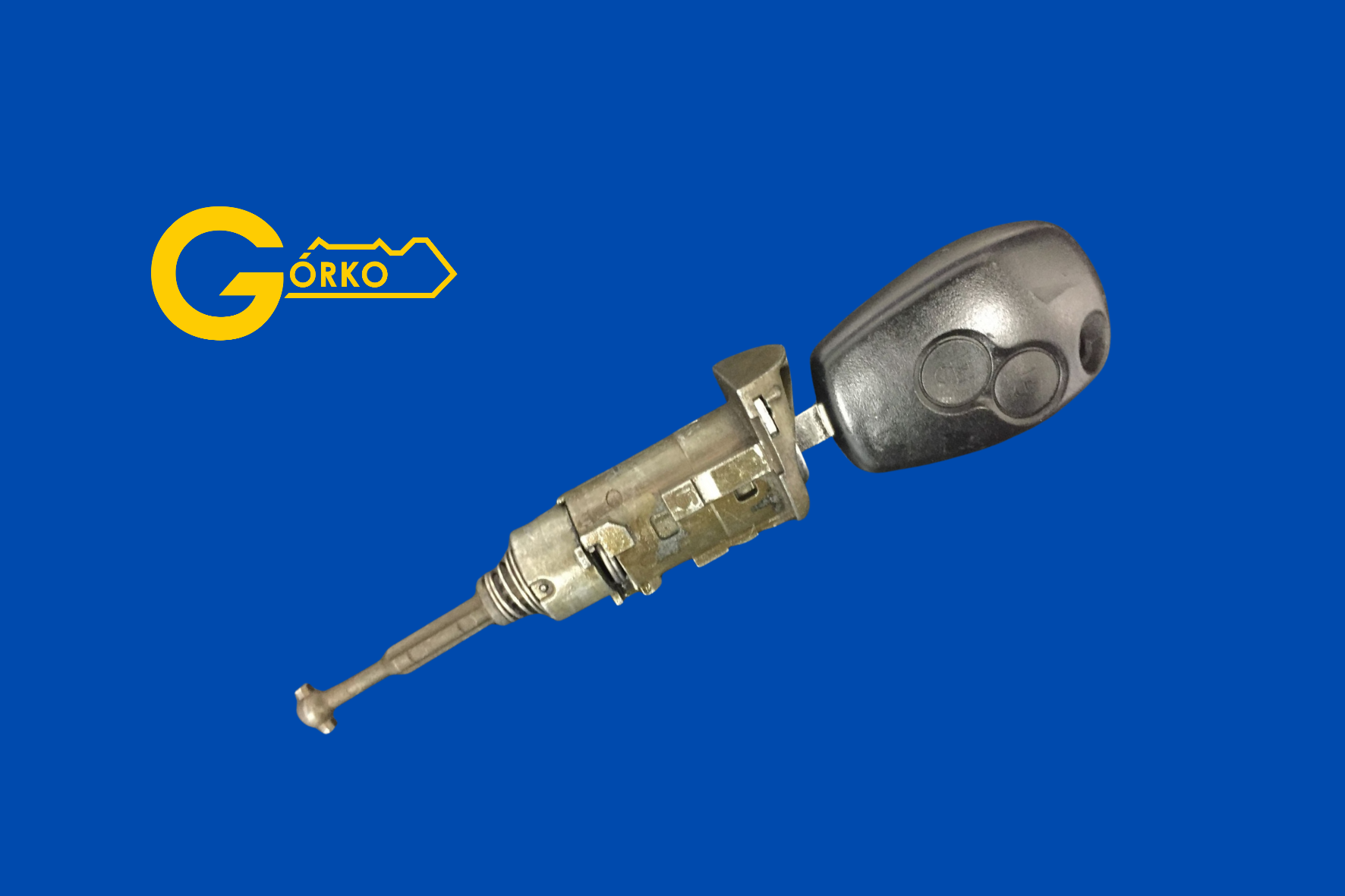 Naprawa wkładu zamka Renault Clio III i docięcie nowego grotu klucza