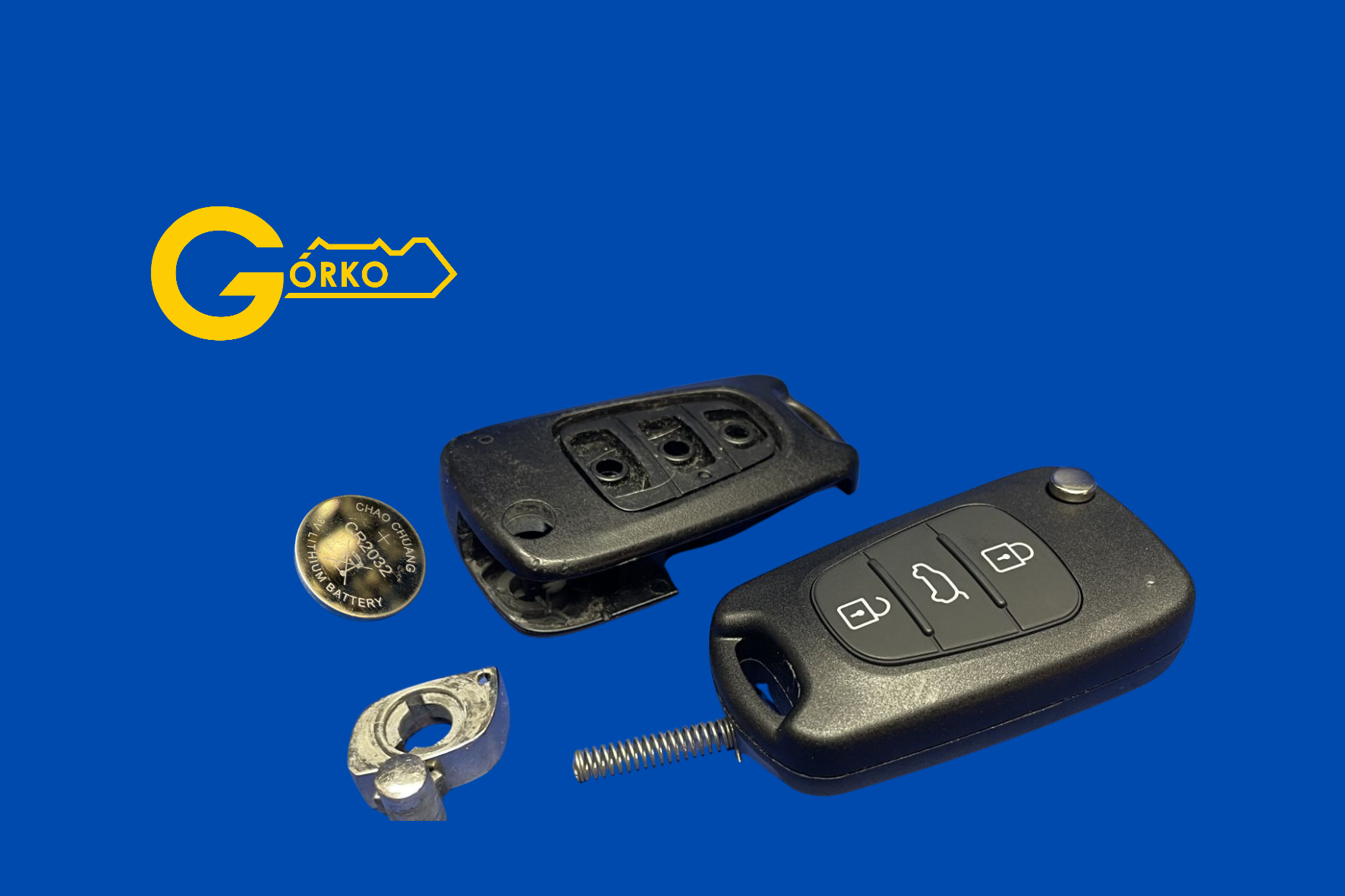 Naprawa i wymiana obudowy klucza samochodowego Kia Optima III (2013) w naszym warsztacie