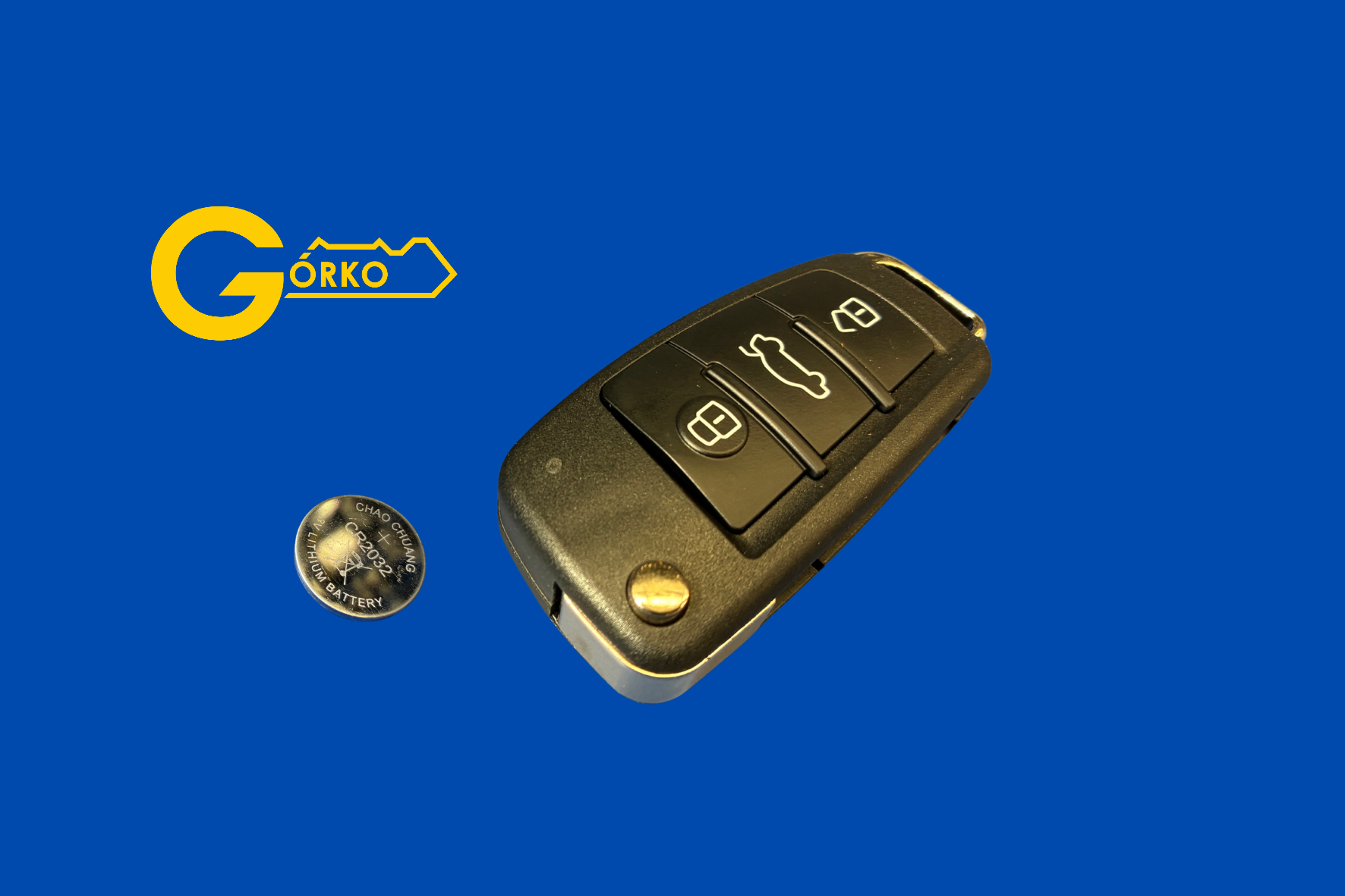 Naprawa klucza do Audi A4 – wymiana obudowy, docięcie grotu i serwis elektroniki