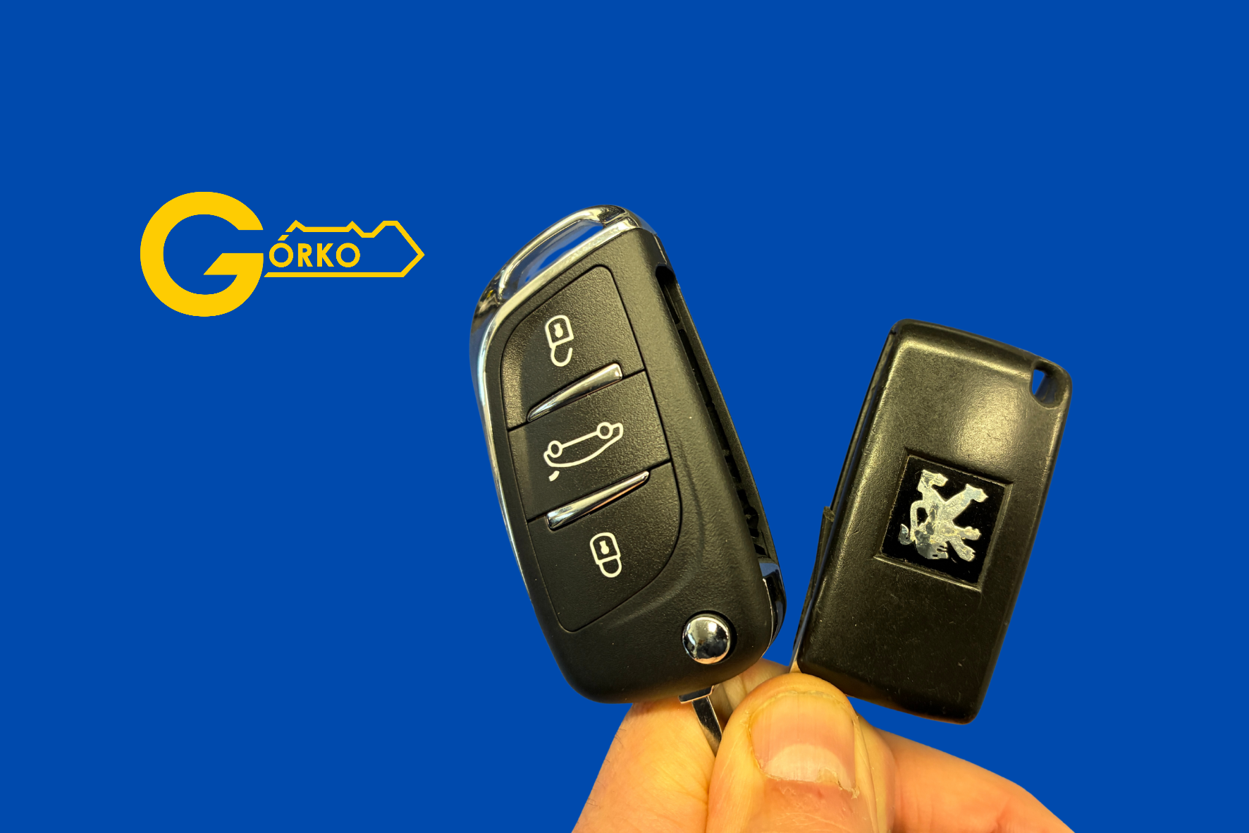 Naprawa klucza do Peugeot 407 – wymiana obudowy i docięcie grotu 