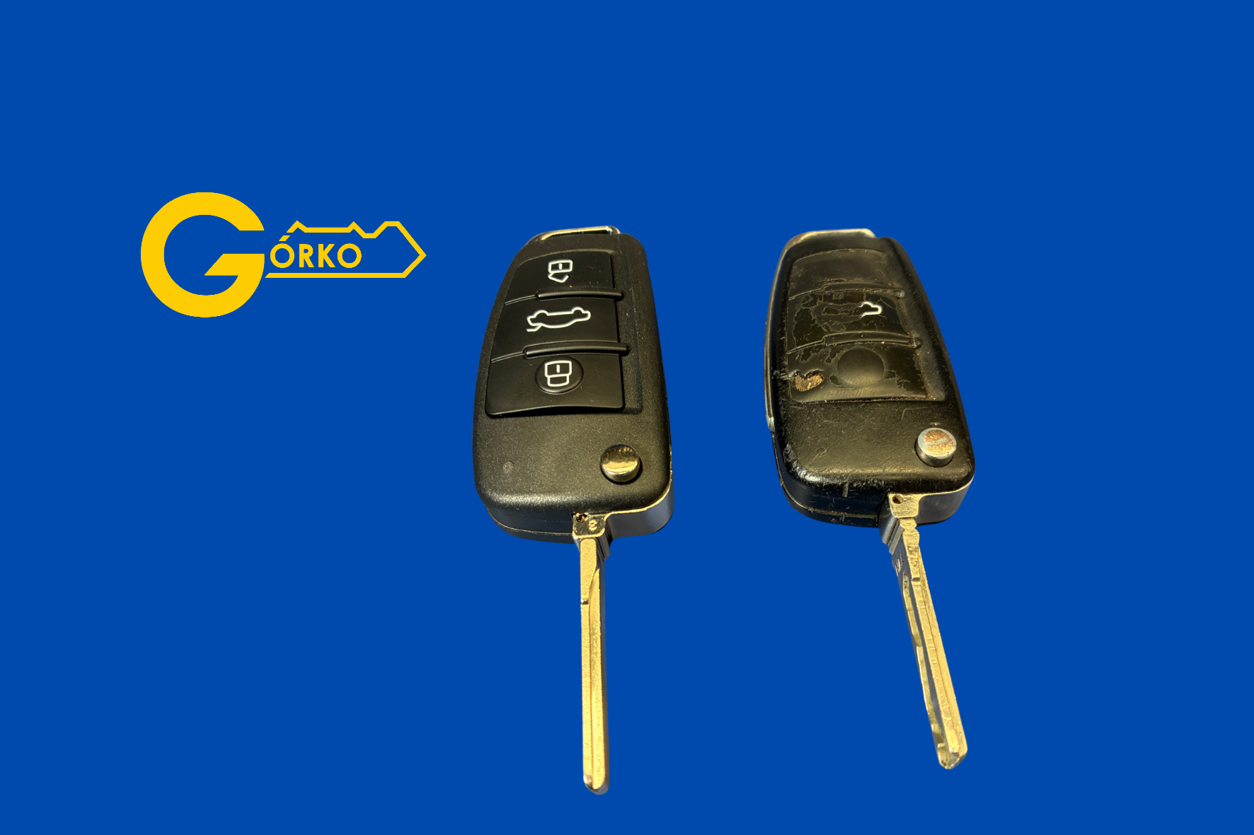 Naprawa klucza do Audi A6 C6 – nowa obudowa, regeneracja elektroniki i docięcie grotu