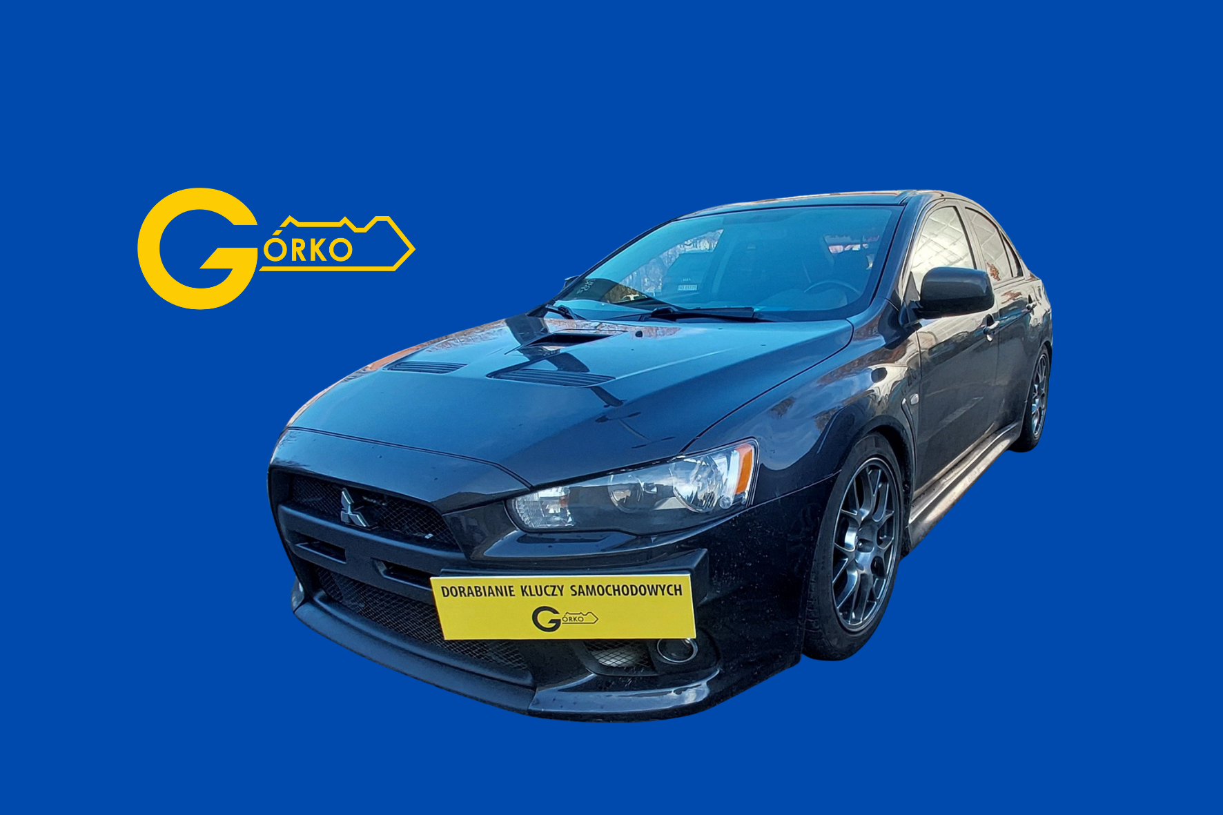 Dorobienie klucza do Mitsubishi Lancer EVO X 4x4 – realizacja dla auta sprowadzonego z Kanady