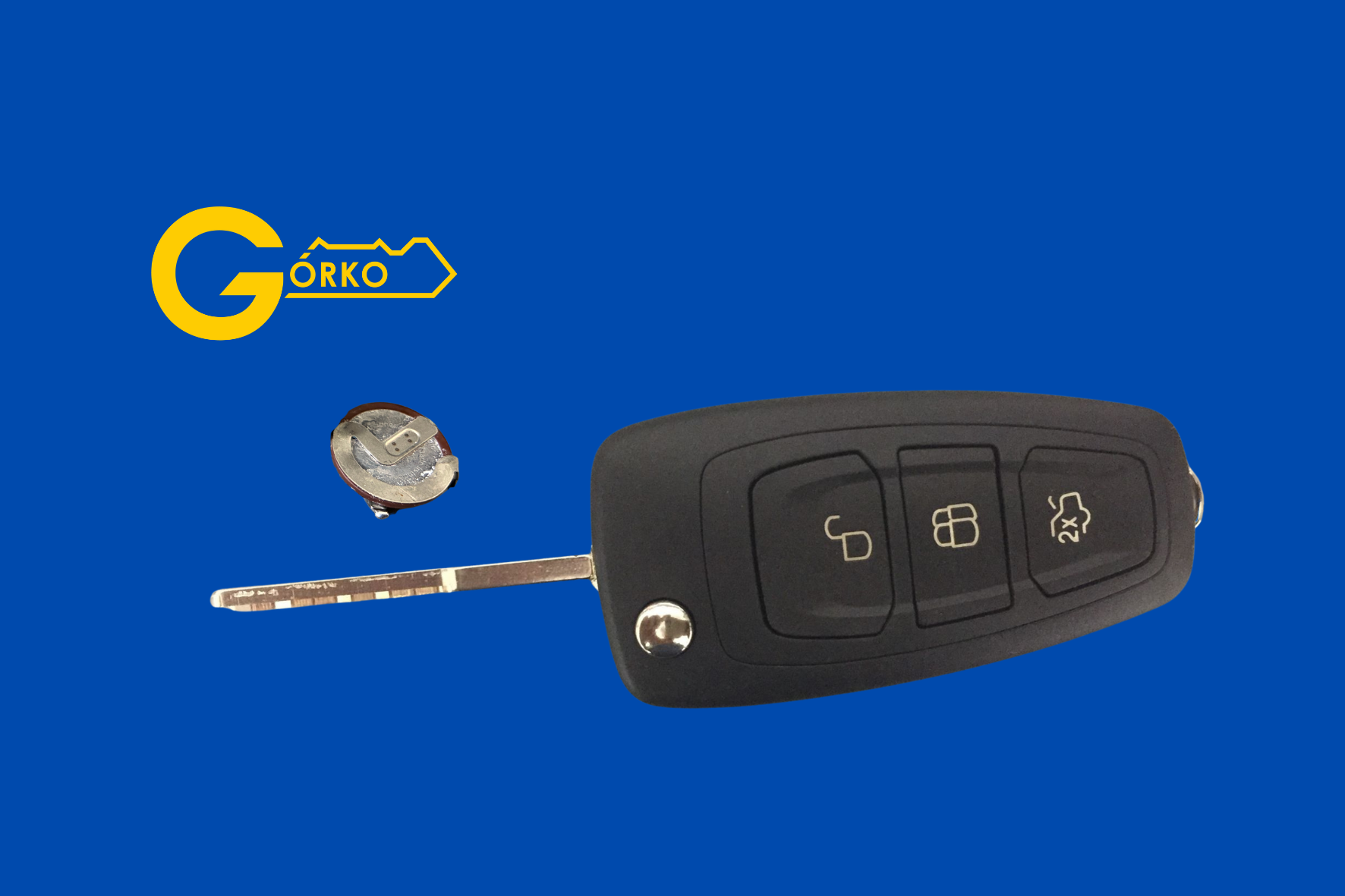 Regeneracja kluczyka do Forda Transit Custom – nowy grot, nowy akumulator i pełna naprawa klucza