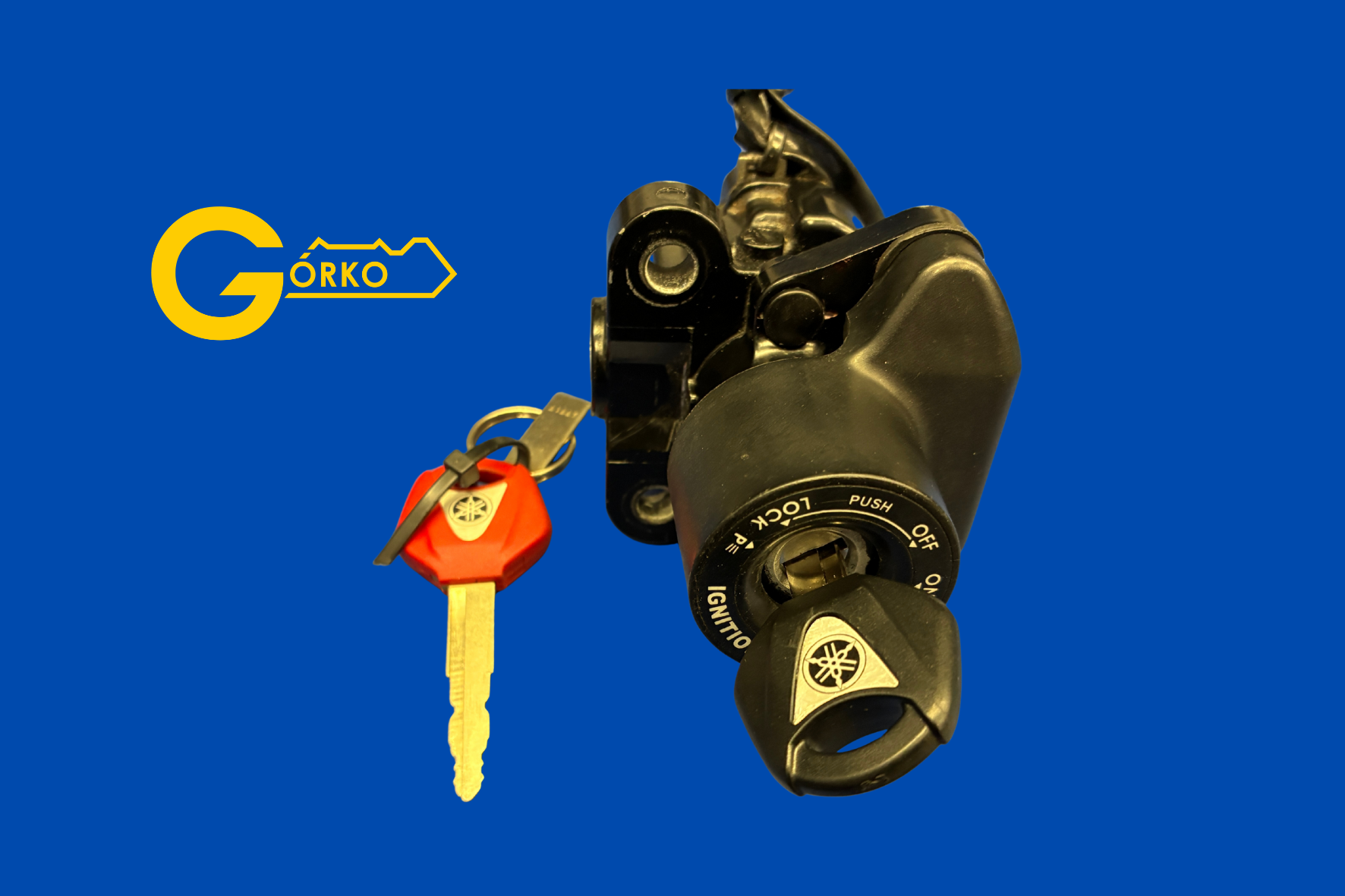 Naprawa stacyjki motocykla Yamaha MT-01 oraz dorobienie klucza zapasowego na podstawie czerwonego klucza „matki