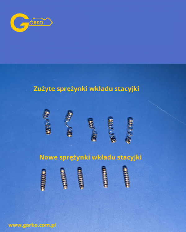 NOWE I STARE SPRĘŻYNY WKŁADU STACYJKI NOWE I STARE SPRĘŻYNY WKŁADU STACYJKI