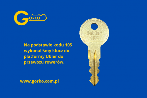 Jak dorobić zgubiony klucz do platformy rowerowej Ubler? Jak dorobić zgubiony klucz do platformy rowerowej Ubler?
