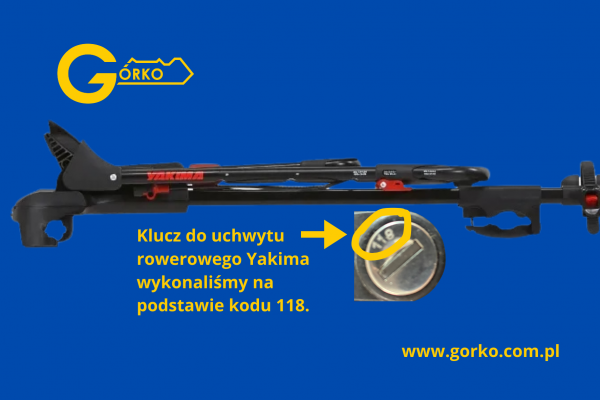 Jak dorobić klucz do uchwytu rowerowego Yakima? Jak dorobić klucz do uchwytu rowerowego Yakima?