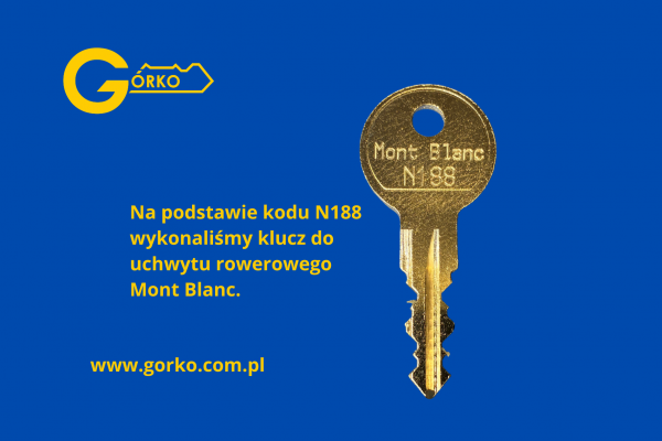 Jak dorobić klucz do uchwytu rowerowego Mont Blanc?