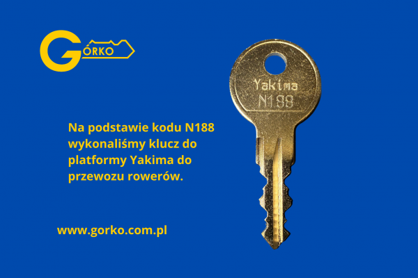 Jak dorobić zgubiony klucz do platformy rowerowej Yakima?
