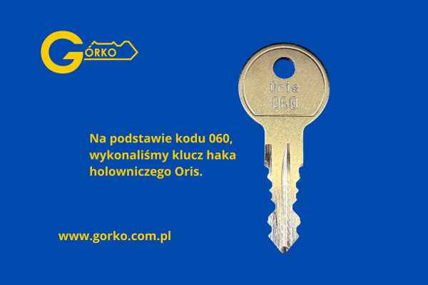 Jak dorobić zgubiony klucz do haka holowniczego Oris?