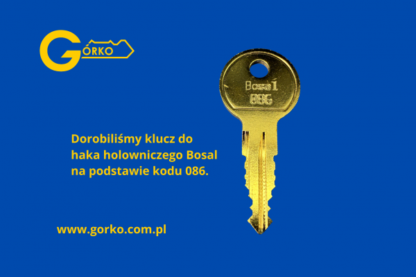 ak dorobić zgubiony klucz do haka holowniczego Bosal seria 001 - 200