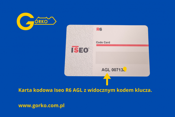 Jak dorobić zgubiony klucz Iseo R6 na podstawie karty? Jak dorobić zgubiony klucz Iseo R6 na podstawie karty?