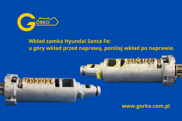 Jak naprawić zamek samochodu Hyundai Santa Fe 2006rok? Jak naprawić zamek samochodu Hyundai Santa Fe 2006rok?