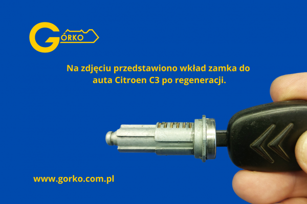 Jak naprawić wkład zamka drzwi samochodu Citroen C3?