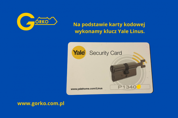Gdzie można dorobić klucz Yale Linus?