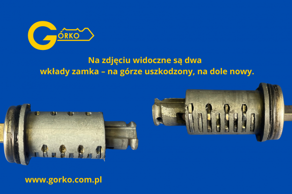 Dopasowanie wkładu zamka do klucza w Oplu Corsie D Van Dopasowanie wkładu zamka do klucza w Oplu Corsie D Van