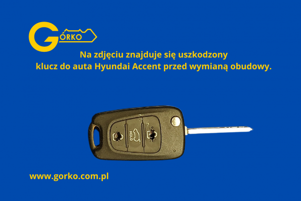 Jak wymienić obudowę klucza samochodu Hyundai Accent IV? Jak wymienić obudowę klucza samochodu Hyundai Accent IV?