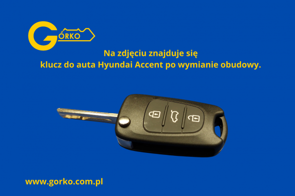 Jak wymienić obudowę klucza samochodu Hyundai Accent IV? Jak wymienić obudowę klucza samochodu Hyundai Accent IV?