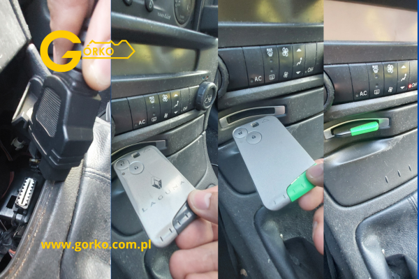 Dorobienie karty do samochodu Renault Laguna