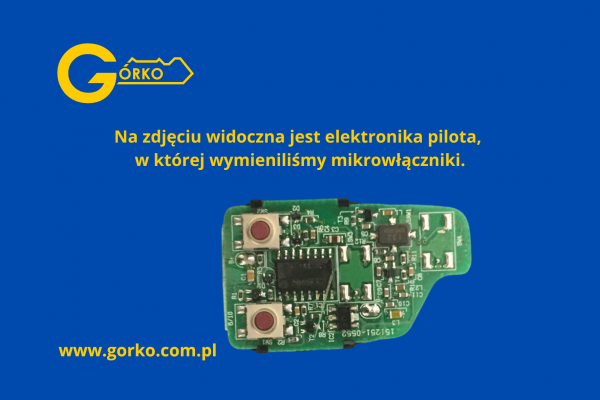 Naprawa pilota do auta Volvo V40