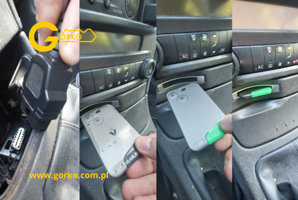 Dorabianie zapasowej karty do Renault Laguna II