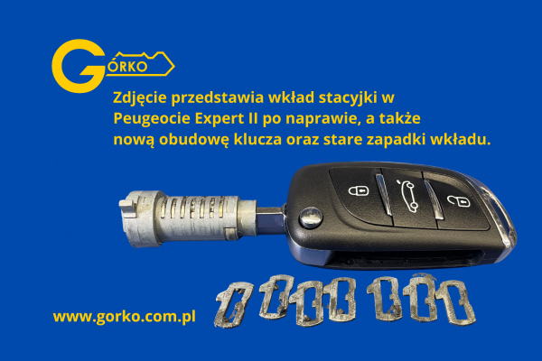 Naprawa stacyjki i klucza Peugeot Expert II