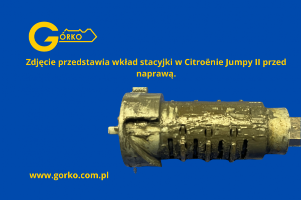 Naprawa stacyjki Citroen Jumpy II