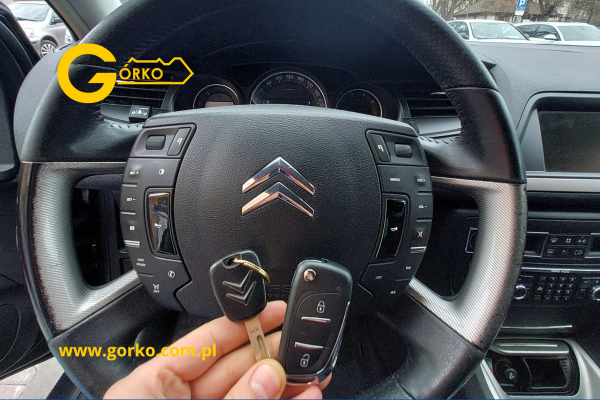 Dorobienie klucza do Citroena C5 II