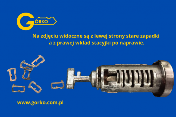 Naprawa wkładu stacyjki do Citroena Jumpera z 2010 roku