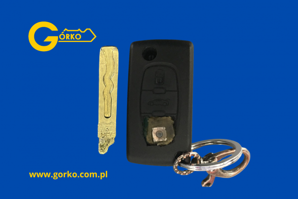 Naprawa elektroniki oraz wymiana obudowy klucza do Citroena Berlingo
