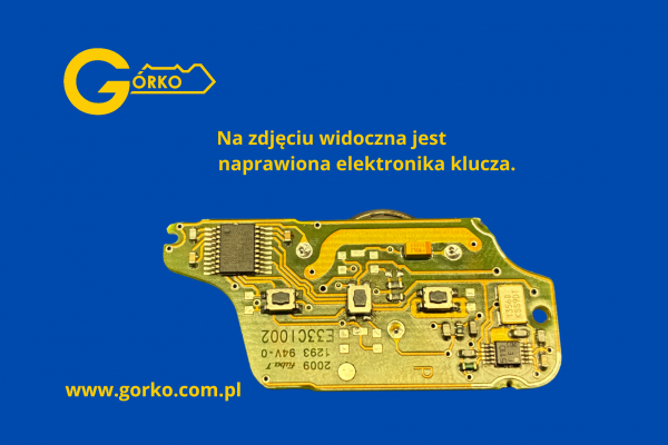 Naprawa elektroniki oraz wymiana obudowy klucza do Citroena Berlingo