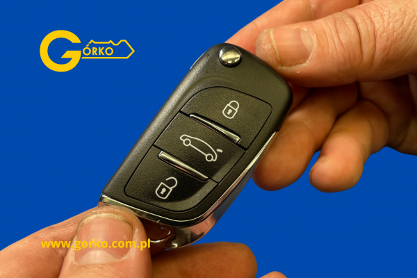 Naprawa elektroniki oraz wymiana obudowy klucza do Citroena Berlingo