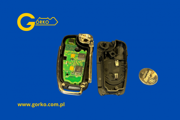 Naprawa klucza do Audi A6 C6 – nowa obudowa, regeneracja elektroniki i docięcie grotu