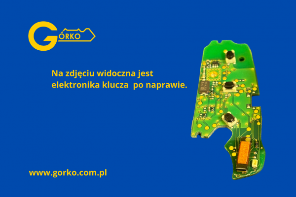 Naprawa klucza do Audi A6 C6 – nowa obudowa, regeneracja elektroniki i docięcie grotu