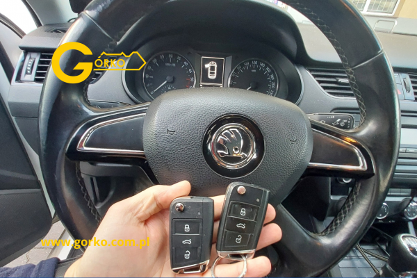 Dorobienie nowego klucza do Skody Octavia III