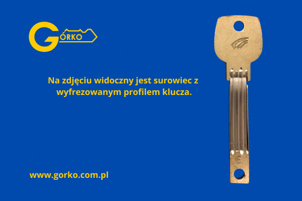 Frezowanie klucza Abus maszyną CNC X-CUT AN-SAN – dorabianie nietypowych kluczy z zagranicy