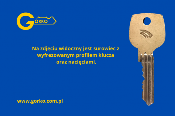 Frezowanie klucza Abus maszyną CNC X-CUT AN-SAN – dorabianie nietypowych kluczy z zagranicy