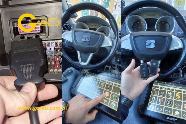 Dorobienie klucza scyzorykowego do Seata Ibiza 1.6 TDI z 2011 roku