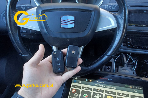 Dorobienie klucza scyzorykowego do Seata Ibiza 1.6 TDI z 2011 roku