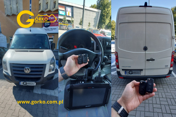 Dorobienie klucza do Volkswagena Craftera