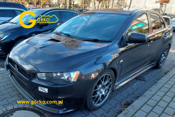 Dorobienie klucza do Mitsubishi Lancer EVO X 4x4 – realizacja dla auta sprowadzonego z Kanady