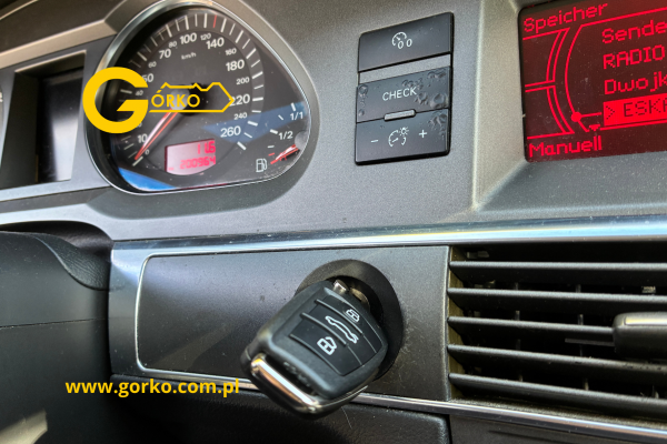 Dorobienie klucza do Audi A6 C6 – bezpieczeństwo przy jednym kluczu i czyszczenie pamięci immobilizera