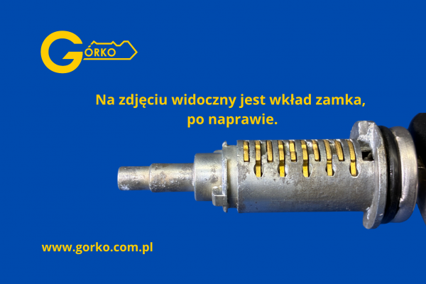 Naprawa wkładu zamka Mercedes W163 (Klasa M)