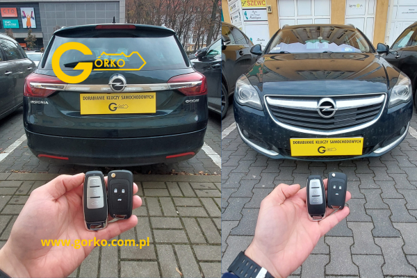 Dorobienie klucza z funkcją Keyless do Opel Insignia A
