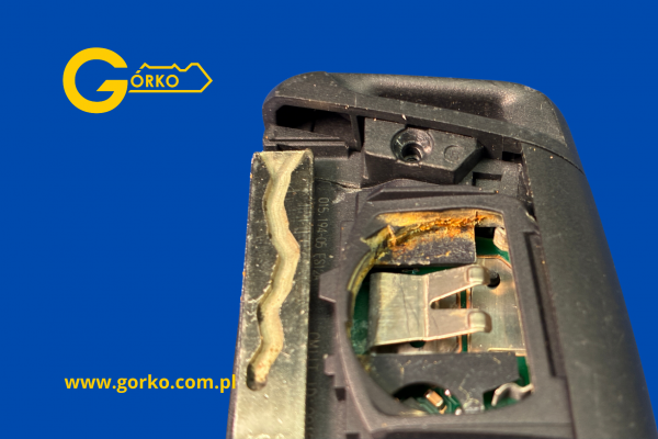 Naprawa klucza Skoda Fabia III po zalaniu