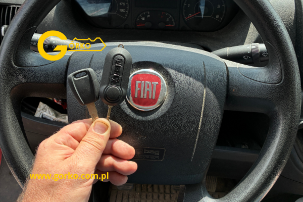 Dorobienie klucza do kampera Rapido (Fiat Ducato)
