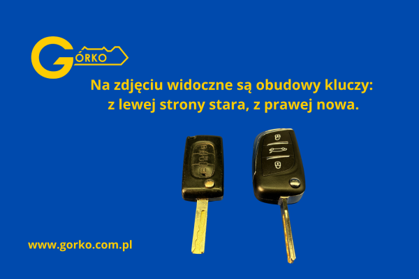 Naprawa klucza Citroën C5 II – wymiana mikrowłączników, obudowy, baterii i docięcie nowego grotu